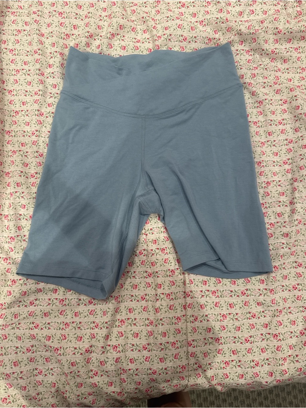 Old Navy Dusty Blue High-Rise Bike Shorts